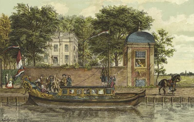 Ein Lastkahn, Niederlande, 18. Jahrhundert